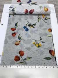 7027-630-5 80 Vải Cotton Lawn Kỳ Diệu Sóng Trái Cây Hokkoh Ảnh phụ