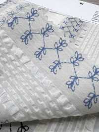 7027-635-2 80 Vải Cotton Lawn Salt Shrink Kẻ Sọc Ren / Đăng Ten Hokkoh Ảnh phụ