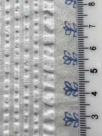 7027-635-2 80 Vải Cotton Lawn Salt Shrink Kẻ Sọc Ren / Đăng Ten Hokkoh Ảnh phụ