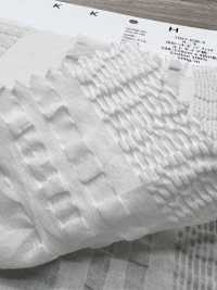7027-636-2 80 Vải Cotton Lawn Vải Organdy đan Kiểu Waffle Kẻ Sọc Hokkoh Ảnh phụ