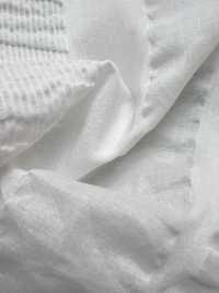 7027-636-2 80 Vải Cotton Lawn Vải Organdy đan Kiểu Waffle Kẻ Sọc Hokkoh Ảnh phụ