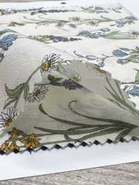 3027-650-1 60 Vải Cotton Lawn Hoa Kẻ Sọc Hokkoh Ảnh phụ