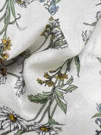 3027-650-1 60 Vải Cotton Lawn Hoa Kẻ Sọc Hokkoh Ảnh phụ
