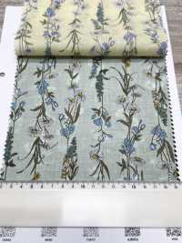 3027-650-1 60 Vải Cotton Lawn Hoa Kẻ Sọc Hokkoh Ảnh phụ