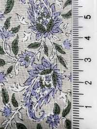 3027-650-8 60 Vải Cotton Lawn Hoa Nhỏ Hình Học Dùng Cho Bãi Cỏ Hokkoh Ảnh phụ