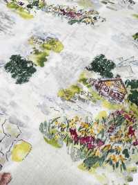 3027-650-10 Cảnh Vải Cotton Lawn 60 Hokkoh Ảnh phụ
