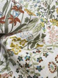 3027-650-12 60 Vải Cotton Lawn Hoa Nhỏ Trồng Trên Bãi Cỏ Hokkoh Ảnh phụ