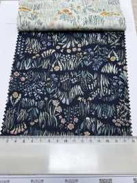 4027-660-1 60 Bông Hoa Nhỏ Vải Cotton Lawn Cong Theo đường Ngang Trên Bãi Cỏ. Hokkoh Ảnh phụ