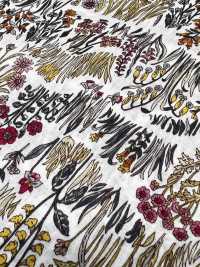 4027-660-1 60 Bông Hoa Nhỏ Vải Cotton Lawn Cong Theo đường Ngang Trên Bãi Cỏ. Hokkoh Ảnh phụ