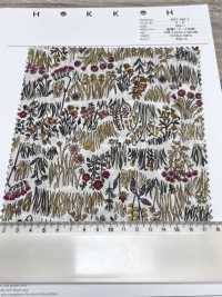 4027-660-1 60 Bông Hoa Nhỏ Vải Cotton Lawn Cong Theo đường Ngang Trên Bãi Cỏ. Hokkoh Ảnh phụ