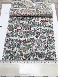 4027-660-1 60 Bông Hoa Nhỏ Vải Cotton Lawn Cong Theo đường Ngang Trên Bãi Cỏ. Hokkoh Ảnh phụ