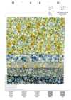 4027-660-2 60 Vải Cotton Lawn Họa Tiết Màu Nước Dày đặc