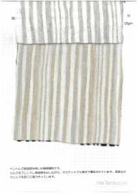 2907 Kẻ Sọc Vải Crepe Nhăn Fine Textile Ảnh phụ