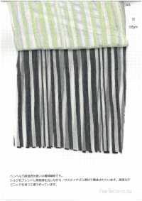 2907 Kẻ Sọc Vải Crepe Nhăn Fine Textile Ảnh phụ