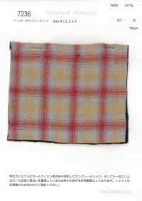 7236 Vải Len Vải Gạc Kẻ Kẻ Caro Ombre Fine Textile Ảnh phụ