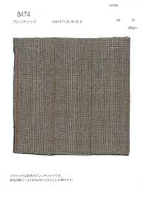 8474 Glen Kẻ Caro[Vải] Fine Textile Ảnh phụ