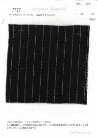 7777 Vải Lanh Kẻ Kẻ Caro Tối Màu Fine Textile Ảnh phụ