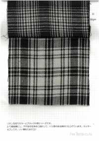 7777 Vải Lanh Kẻ Kẻ Caro Tối Màu Fine Textile Ảnh phụ