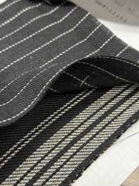 7777 Vải Lanh Kẻ Kẻ Caro Tối Màu Fine Textile Ảnh phụ