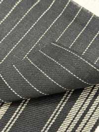7777 Vải Lanh Kẻ Kẻ Caro Tối Màu Fine Textile Ảnh phụ