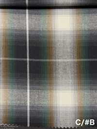 5-1430-1 Kẻ Caro Rayon Kẻ Caro Cổ điển, Hiệu ứng Ombre.[Vải] Hokkoh Ảnh phụ