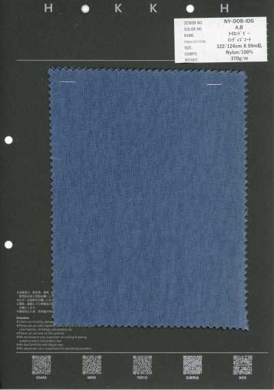 NY-DOB-IDG Nylon Dobby áo Khoác Indigo