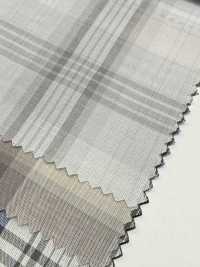 3SG048 Vải Kẻ Madras Cotton Hữu Cơ CHAMBRAY Ảnh phụ
