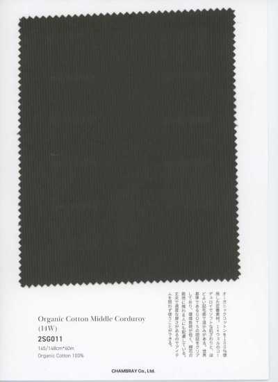 2SG011 Nhung Tăm Cotton Hữu Cơ Cỡ Trung (14W)