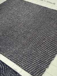 TFGR217 Jacquard Moire Dây Thừng Màu Chàm 6oz[Vải] Dệt May Yoshiwa Ảnh phụ