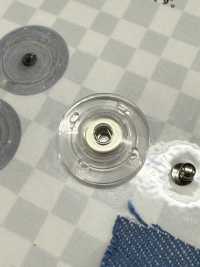 KSP-100 Cúc Bấm Feather, Loại Acrylic, Màu CLEAR Koutoku Button Ảnh phụ