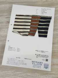 W-50009 Sọc Ngang Oldies[Vải] Minami Ảnh phụ