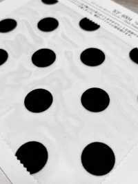 KF4004-D2559 Vải Organdy Flocking Màu Kem Uni Textile Ảnh phụ