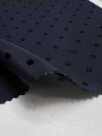 KF5502-F-3353 Lụa Crepe De Chine Dày, In Flock[Vải] Uni Textile Ảnh phụ