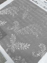 KKF8583-W-1 Vải Sọc Nhăn Jacquard Uni Textile Ảnh phụ