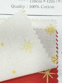 AP65802 Merry Christmas GOLD Vải Mộc In (Cuộn Tròn) COSMO TEXTILE Ảnh phụ
