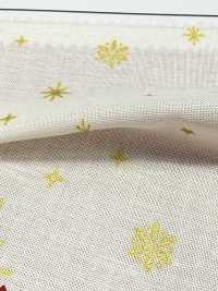 AP65802 Merry Christmas GOLD Vải Mộc In (Cuộn Tròn) COSMO TEXTILE Ảnh phụ