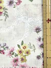 RU2530 Vải Mộc In RURU BOUQUET Rose Wreath (Cuộn Tròn) COSMO TEXTILE Hình ảnh bổ sung