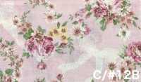 RU2530 Vải Mộc In RURU BOUQUET Rose Wreath (Cuộn Tròn) COSMO TEXTILE Hình ảnh bổ sung