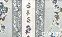 RU2530 Vải Mộc In RURU BOUQUET Rose Wreath (Cuộn Tròn) COSMO TEXTILE Hình ảnh bổ sung