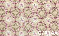 RU2530 Vải Mộc In RURU BOUQUET Rose Wreath (Cuộn Tròn) COSMO TEXTILE Hình ảnh bổ sung