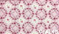 RU2530 Vải Mộc In RURU BOUQUET Rose Wreath (Cuộn Tròn) COSMO TEXTILE Hình ảnh bổ sung