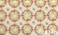 RU2530 Vải Mộc In RURU BOUQUET Rose Wreath (Cuộn Tròn) COSMO TEXTILE Hình ảnh bổ sung