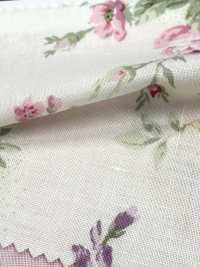 RU2530 Vải Mộc In RURU BOUQUET Rose Wreath (Cuộn Tròn) COSMO TEXTILE Hình ảnh bổ sung