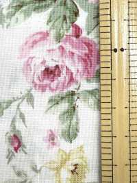 RU2530 Vải Mộc In RURU BOUQUET Rose Wreath (Cuộn Tròn) COSMO TEXTILE Hình ảnh bổ sung