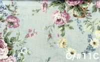 RU2530 Vải Mộc In RURU BOUQUET Rose Wreath (Cuộn Tròn) COSMO TEXTILE Hình ảnh bổ sung
