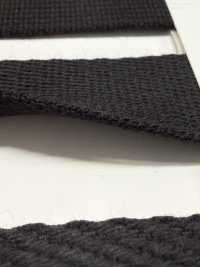RA-2004 Băng Acrylic Dòng đen Vải Twill Dệt Túi[Ruy Băng・băng・dây] RIVER Ảnh phụ
