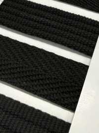 RA-2008 Băng Vải Twill Dày Dòng đen Acrylic[Ruy Băng・băng・dây] RIVER Ảnh phụ