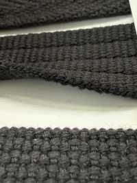 RA-2009 Băng Dệt Phẳng Kiểu Cord Acrylic, Dòng đen[Ruy Băng・băng・dây] RIVER Ảnh phụ