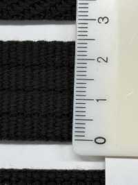 RA-2009 Băng Dệt Phẳng Kiểu Cord Acrylic, Dòng đen[Ruy Băng・băng・dây] RIVER Ảnh phụ