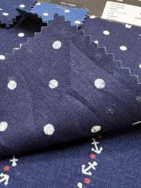 CF-IDGPT3 Cotton Sợi Gai Indigo In Bông[Vải] Hokkoh Ảnh phụ